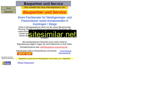 Baupartner-und-service similar sites