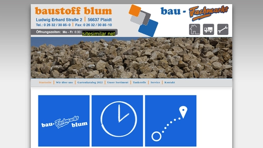baustoff-blum.de alternative sites