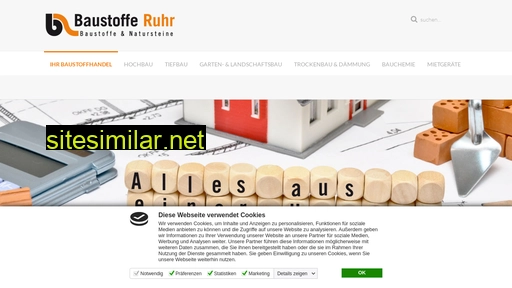 baustoffe-ruhr.de alternative sites