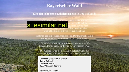 Bayerischer-wald24 similar sites