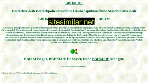 bbhm.de alternative sites