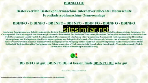 bbinfo.de alternative sites