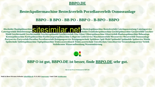 bbpo.de alternative sites