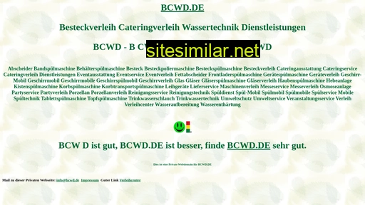 bcwd.de alternative sites