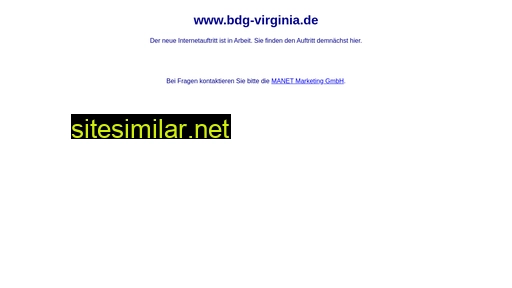 bdg-virginia.de alternative sites