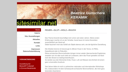 Beatrice-gunschera-keramik similar sites