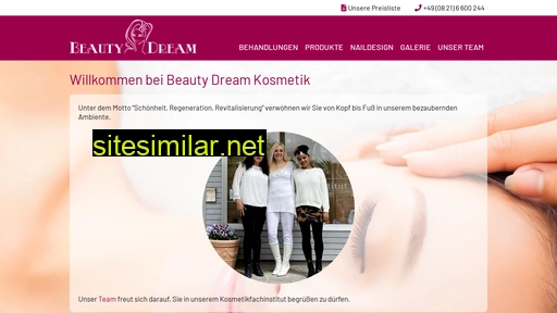 beautydream-kosmetik.de alternative sites