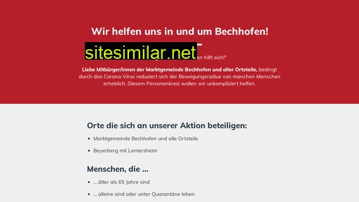 bechhofen-hilft-sich.de alternative sites
