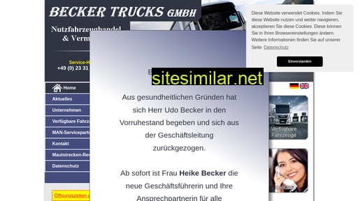 becker-rent-a-truck.de alternative sites