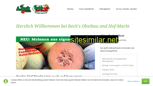 becks-hofmarkt.de alternative sites