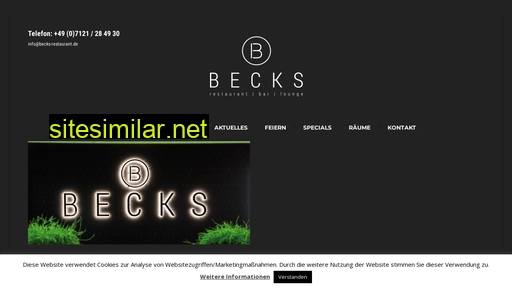 becks-restaurant.de alternative sites