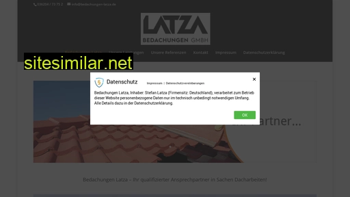 bedachungen-latza.de alternative sites