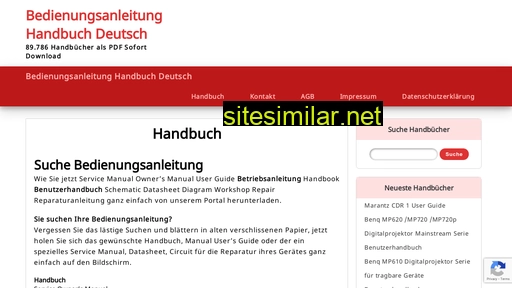bedienungsanleitung-handbuch.de alternative sites
