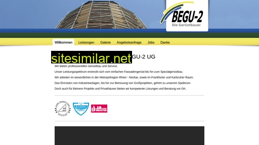 Begu2-gerueste similar sites