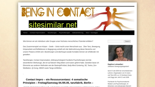 Being-in-contact similar sites