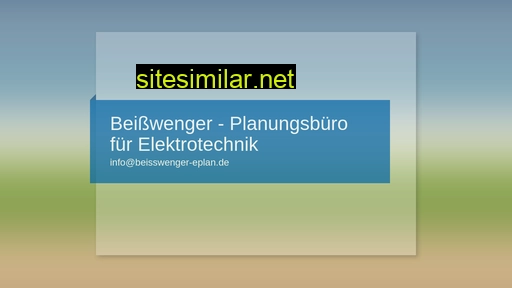 beisswenger-eplan.de alternative sites