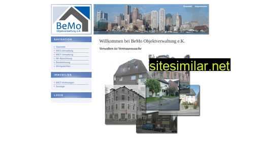 Bemo-objektverwaltung similar sites