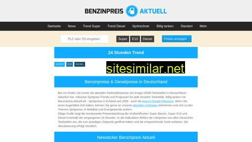 benzinpreis-aktuell.de alternative sites
