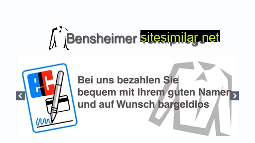 bensheimertextilpflege.de alternative sites