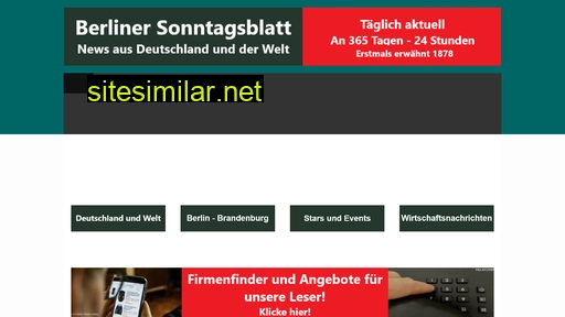 berliner-sonntagsblatt.de alternative sites