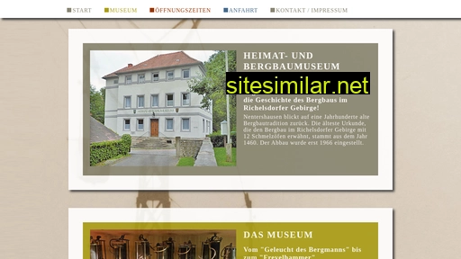 bergbaumuseum-nentershausen.de alternative sites