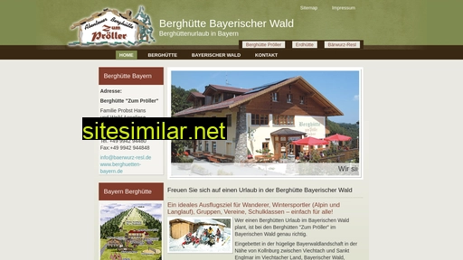 berghuette-bayerischer-wald.de alternative sites