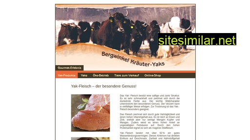 bergwinkel-kraeuter-yaks.de alternative sites