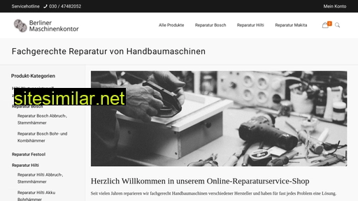 berliner-maschinenkontor.de alternative sites