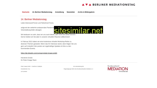 Berliner-mediationstag similar sites