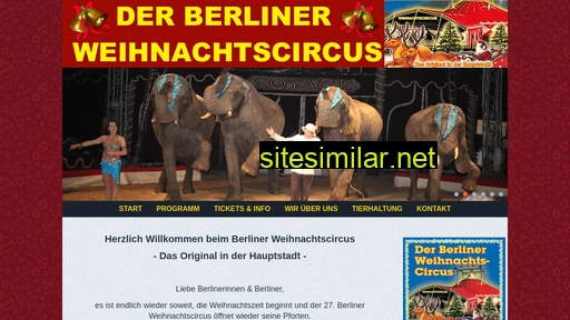 Berliner-weihnachtscircus similar sites