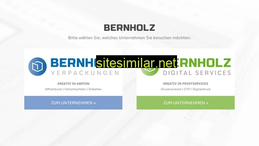 bernholz-gmbh.de alternative sites