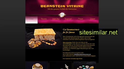 bernsteinvitrine-bonn.de alternative sites
