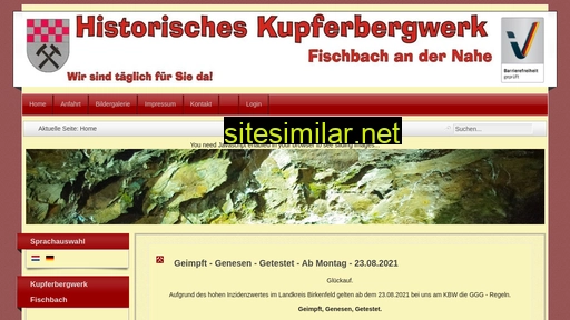 besucherbergwerk-fischbach.de alternative sites