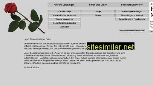 bestatter-siegen.de alternative sites