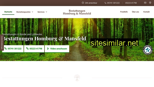 bestattungen-homburg-mansfeld.de alternative sites
