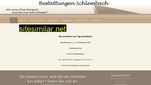 bestattungen-schlembach.de alternative sites