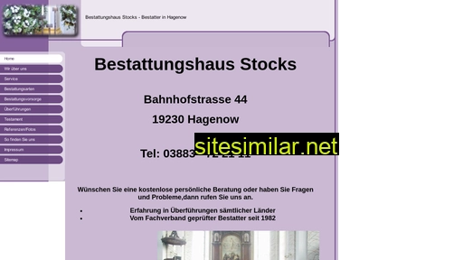 bestattungshaus-stocks.de alternative sites