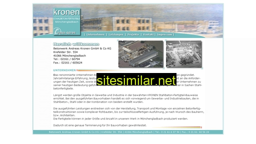 betonwerk-kronen.de alternative sites
