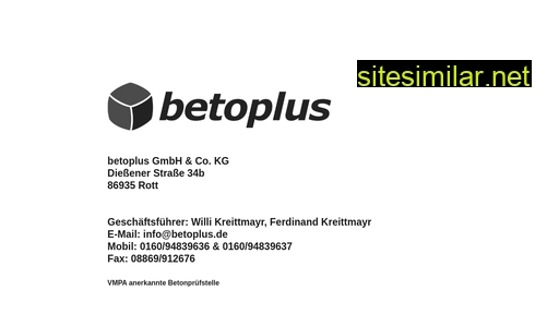 Betoplus similar sites