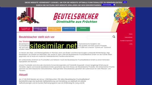 beutelsbacher-direktsaft.de alternative sites