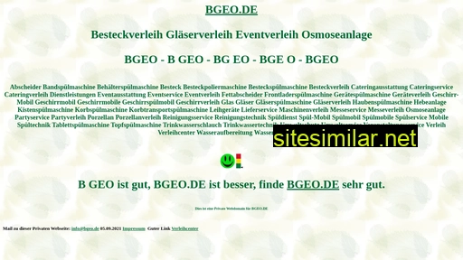Bgeo similar sites