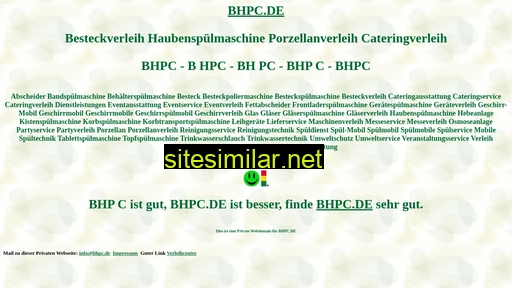 Bhpc similar sites