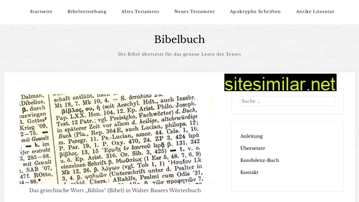 bibelbuch.de alternative sites