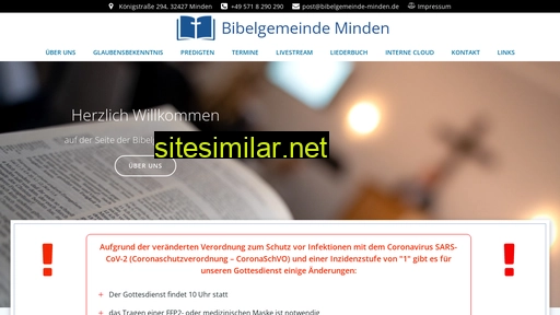 Bibelgemeinde-minden similar sites