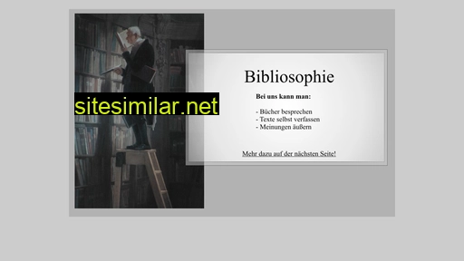 bibliosophie.de alternative sites