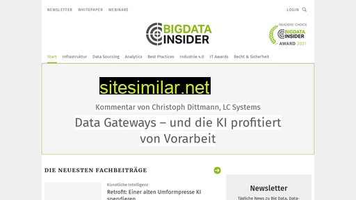 bigdata-insider.de alternative sites