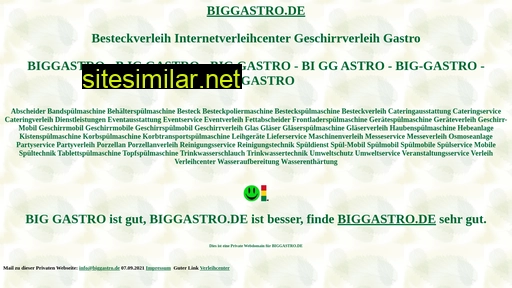 biggastro.de alternative sites