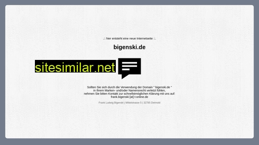 bigenski.de alternative sites