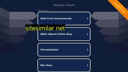 bikelager-shop.de alternative sites