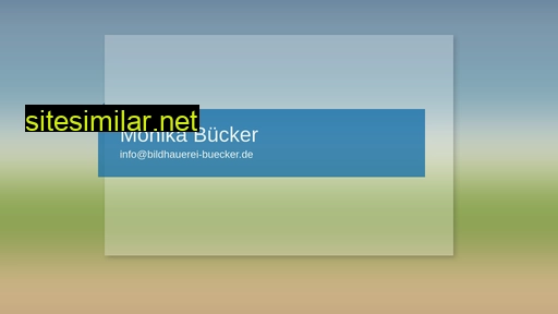 bildhauerei-buecker.de alternative sites